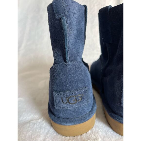 UGG Classic Mini Unlined Perforated Boots – Blue Sz 7 (1016852) - Picture 5 of 16